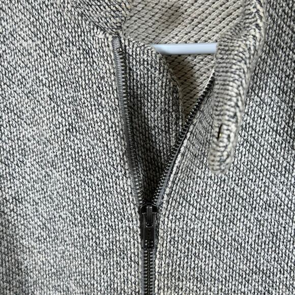 291 Venice Womens Full Zip Gray Moto Sweater Jacket Size 2 - Picture 3 of 12